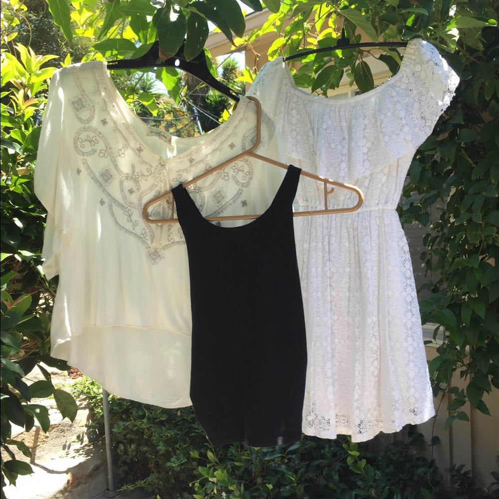 Abercrombie and Fitch bundle dress and tops